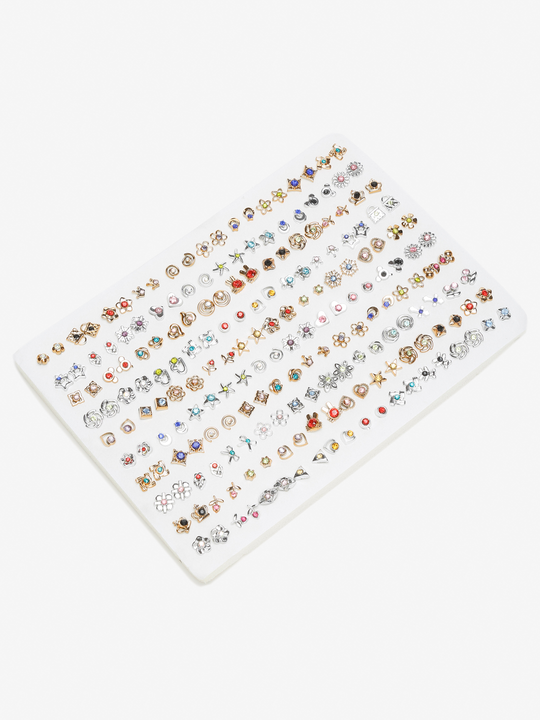 YouBellaMulticoloured Contemporary Studs Earrings